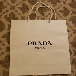Prada paper bag